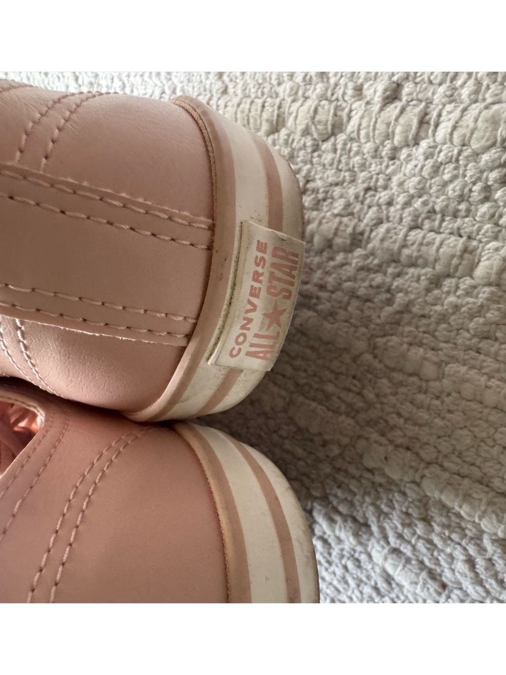 Converse Blush Pink Low-Top Sneakers - Picture 5 of 11